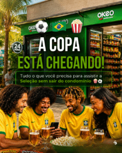 Copa do Mundo no condomínio: como o minimercado pode impulsionar vendas, aumentar o consumo e melhorar a experiência dos moradores.